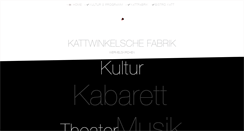 Desktop Screenshot of kattwinkelsche-fabrik.de